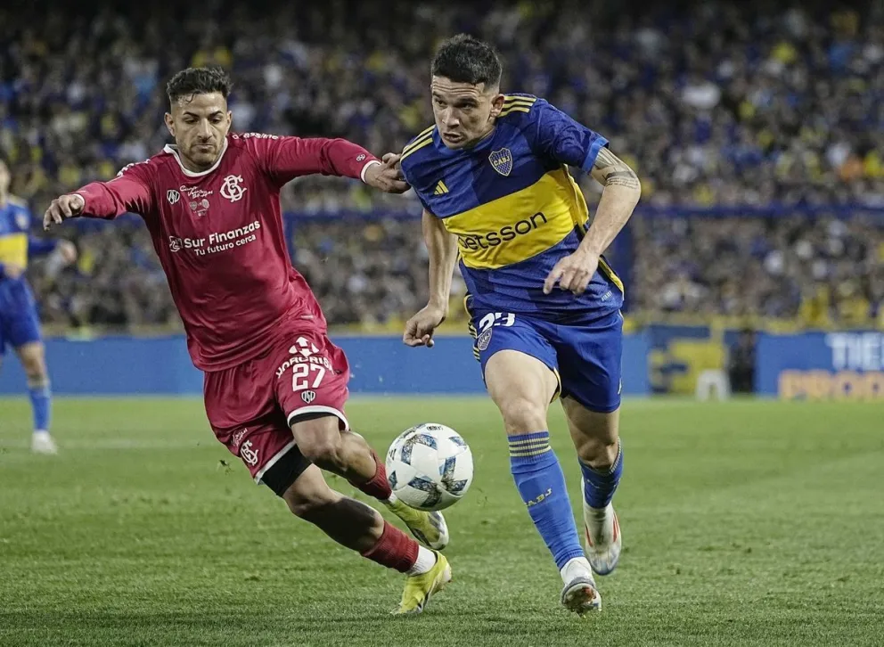 Boca dejó pasar la chance de arrimarse a la punta: empató 1 a 1 con Barracas Central