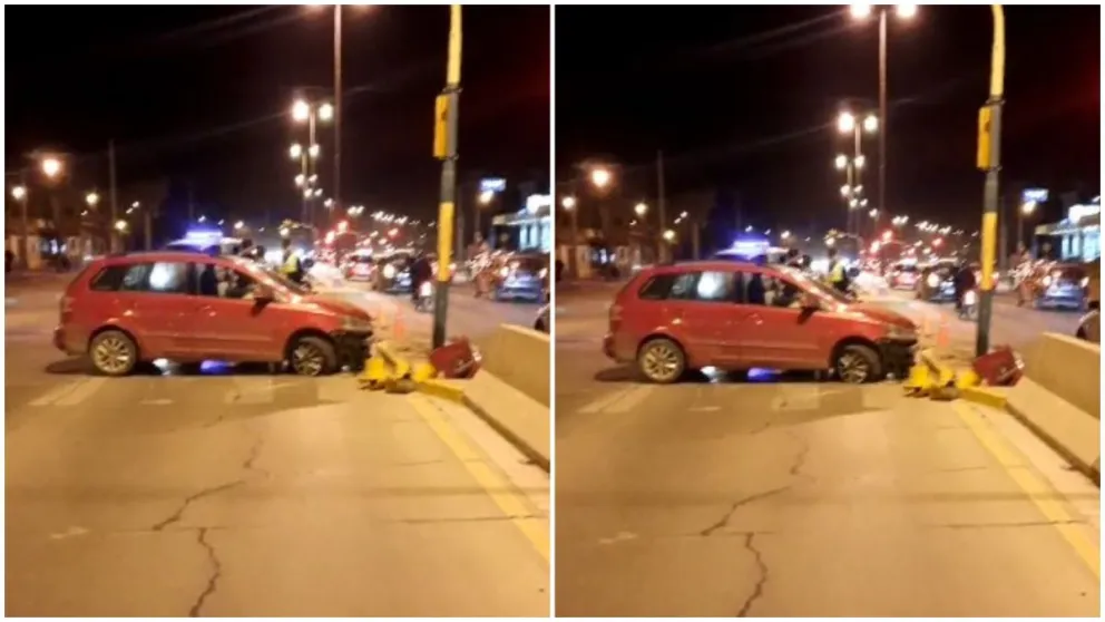 Un borracho causó estragos en la Ruta 26: el conductor venía zigzagueando