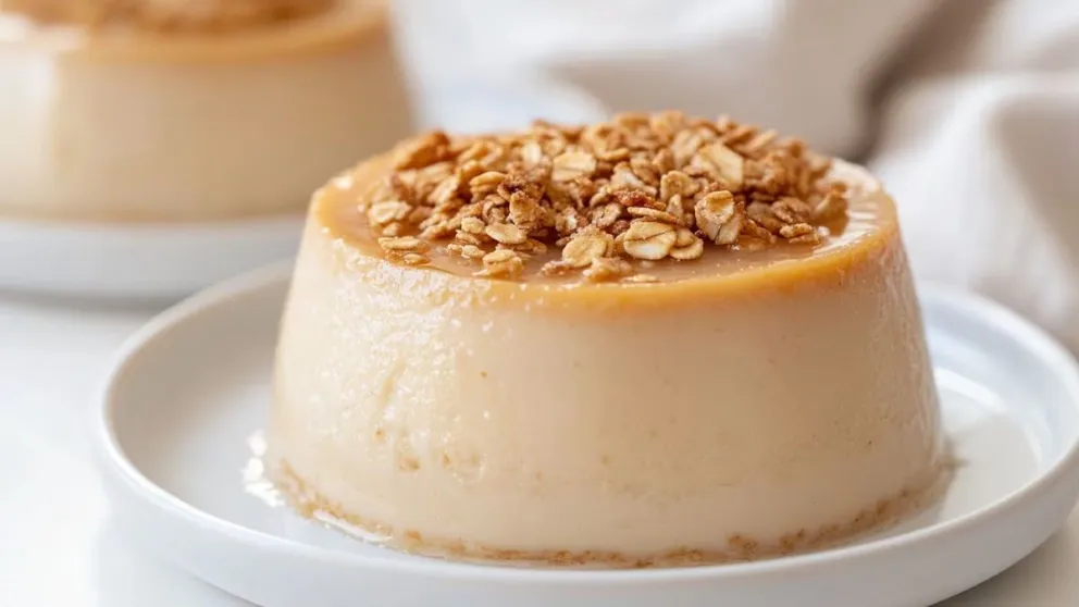 El delicioso flan de avena que conquistará a tu familia: una receta ligera y saludable
