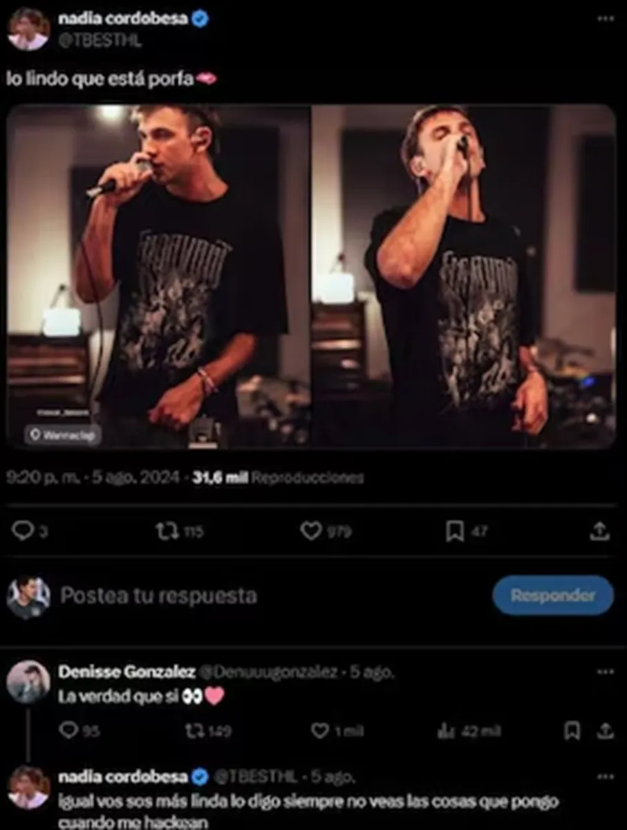 Bautista Mascia - Denisse Gonz&aacute;lez