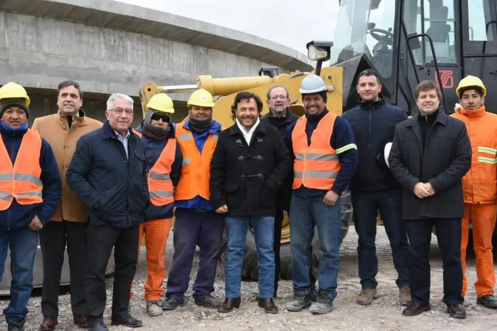 Gustavo Sáenz anunció el reinicio de las obras de ampliación y optimización de la Planta Depuradora Sur