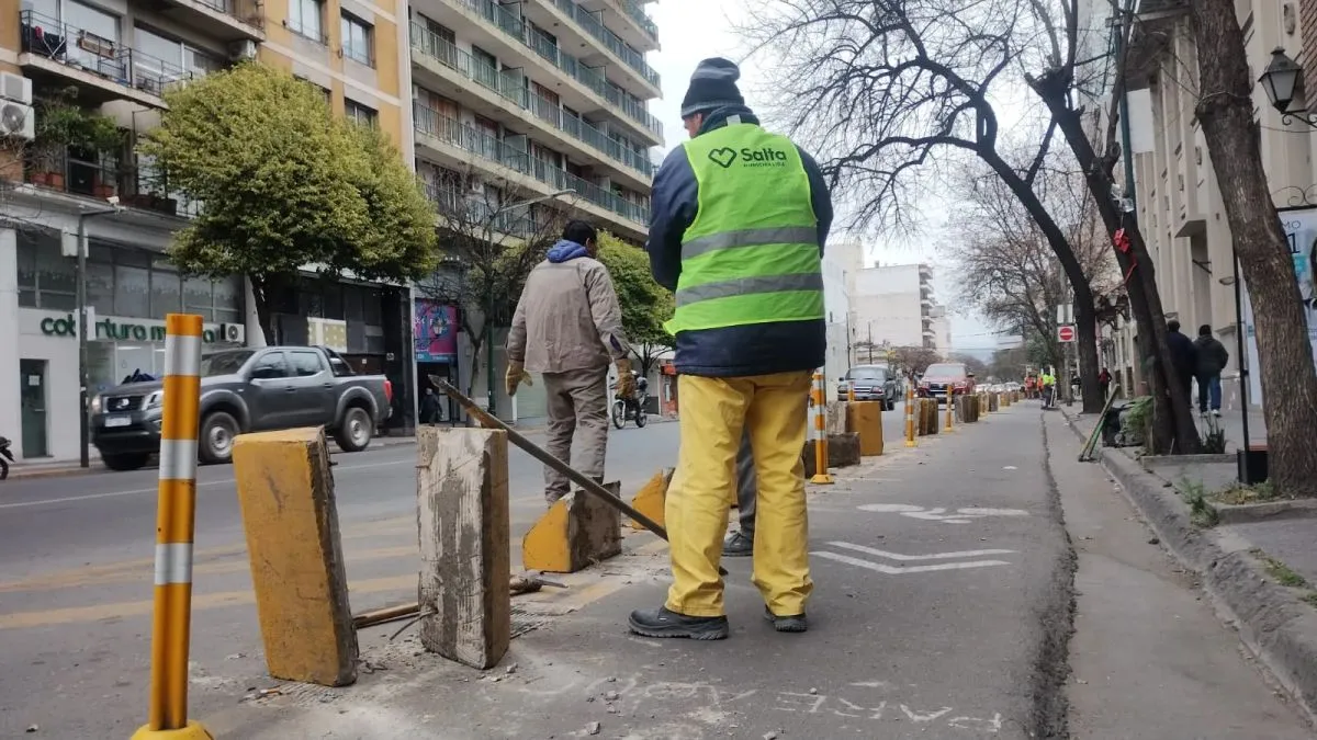 Ciclov&iacute;as avenida Belgrano 