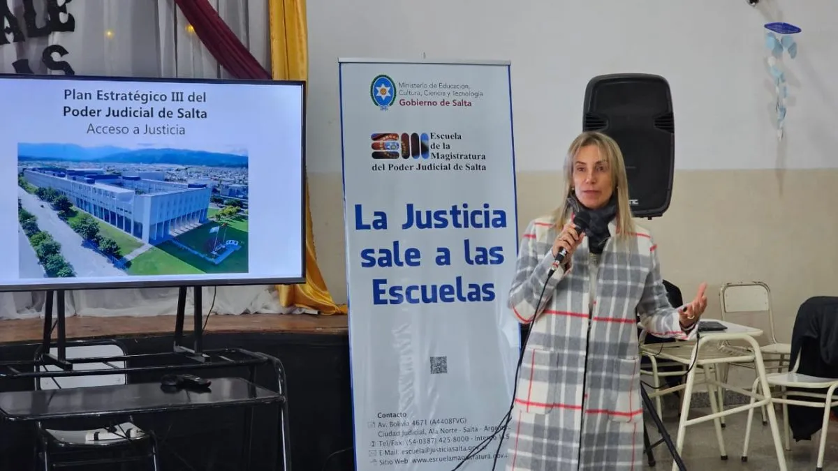La justicia sale a las escuelas