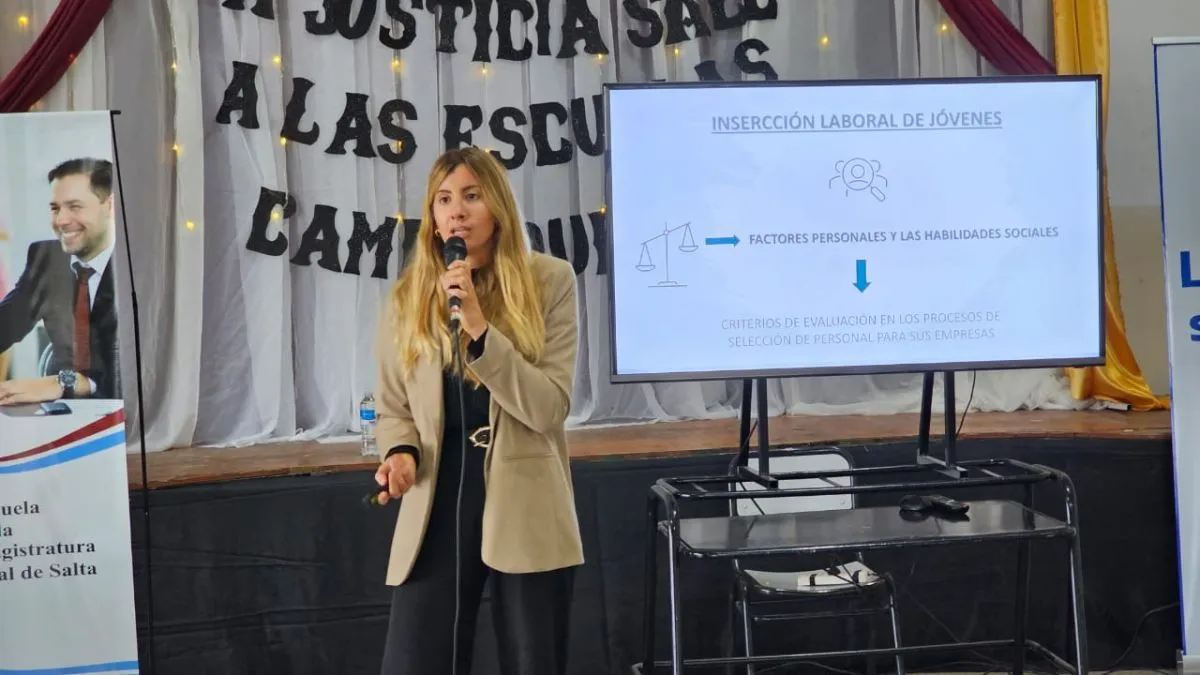 La justicia sale a las escuelas