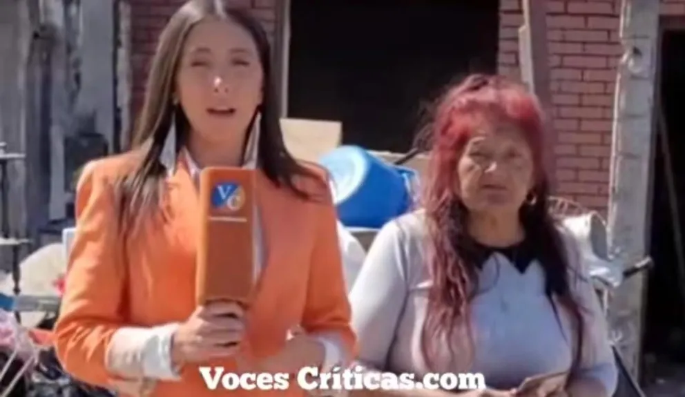 Graciela fue desalojada de su vivienda y quedó en la calle junto a su madre de 87 años