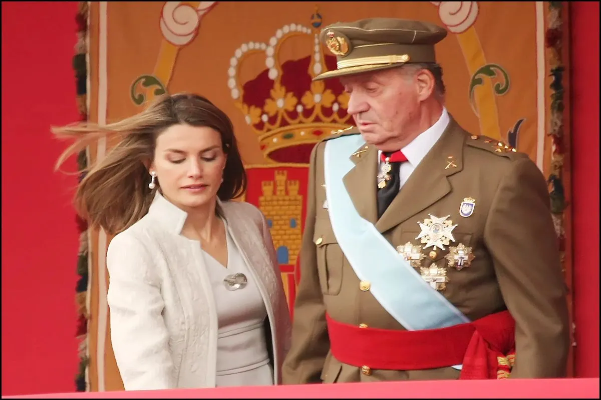 reina letizia y juan carlos I