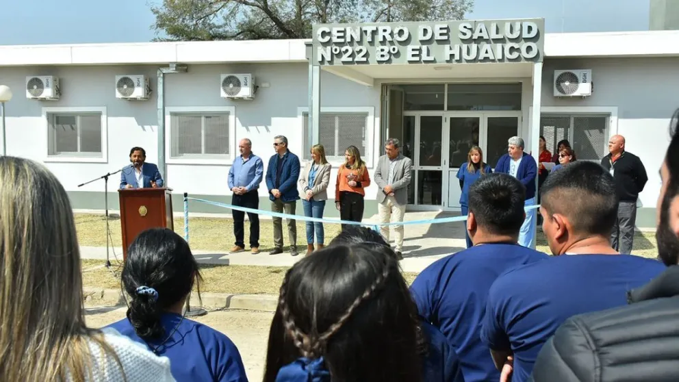 Gustavo Sáenz inauguró el nuevo Centro de Salud de El Huaico