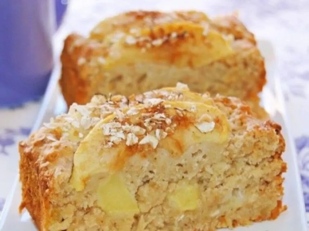 bud&iacute;n de manzana y avena - receta