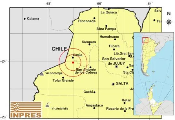 Temblor en Salta 