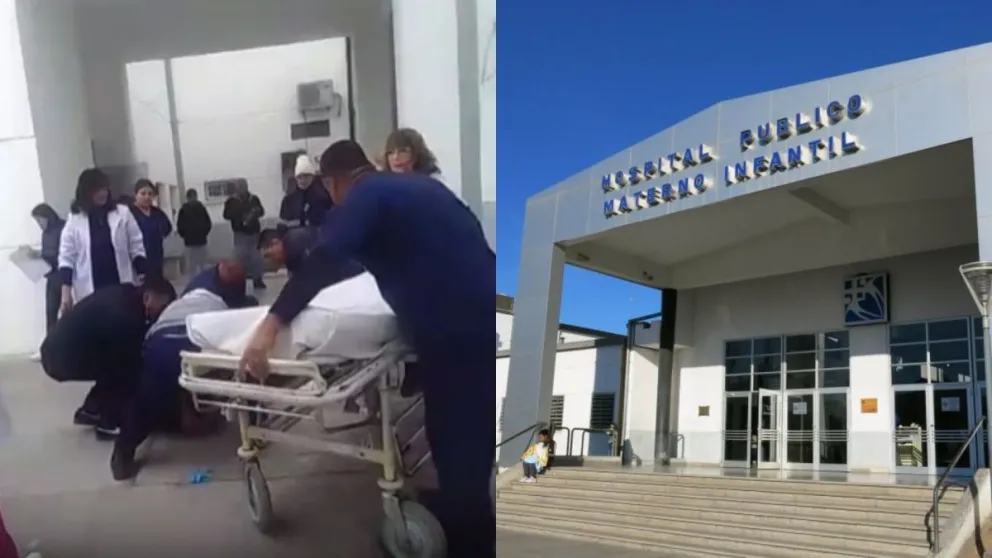 Revelaron el estado de salud del obrero que cayó al vacío en el Hospital Materno Infantil