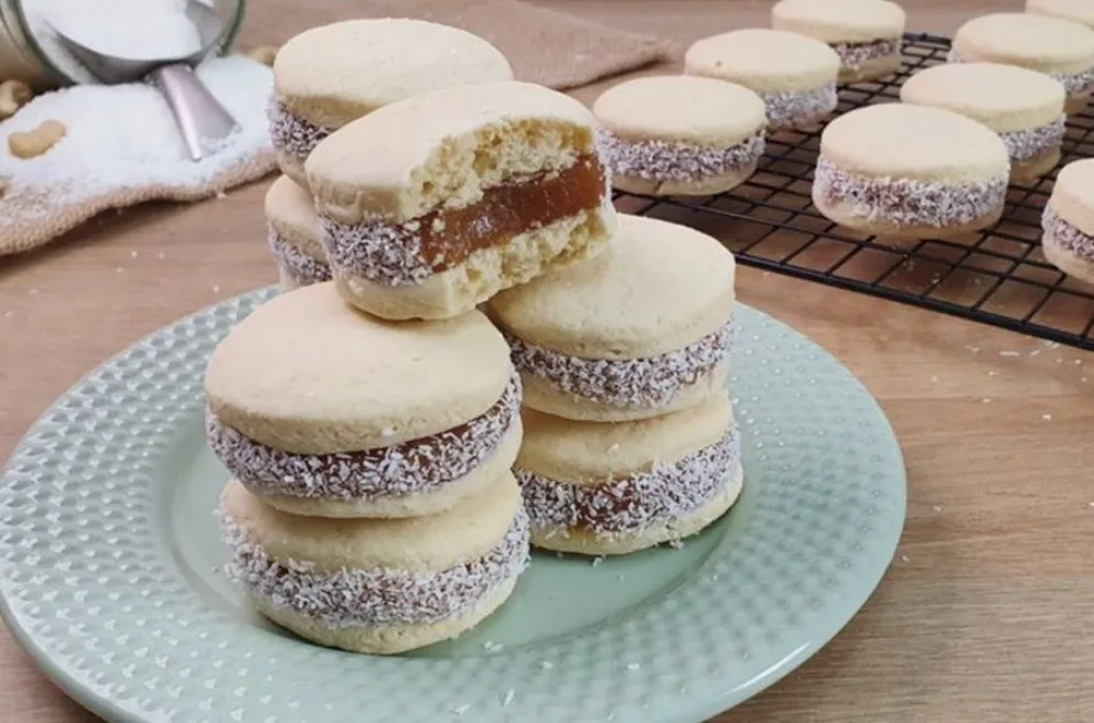receta - alfajores de maicena