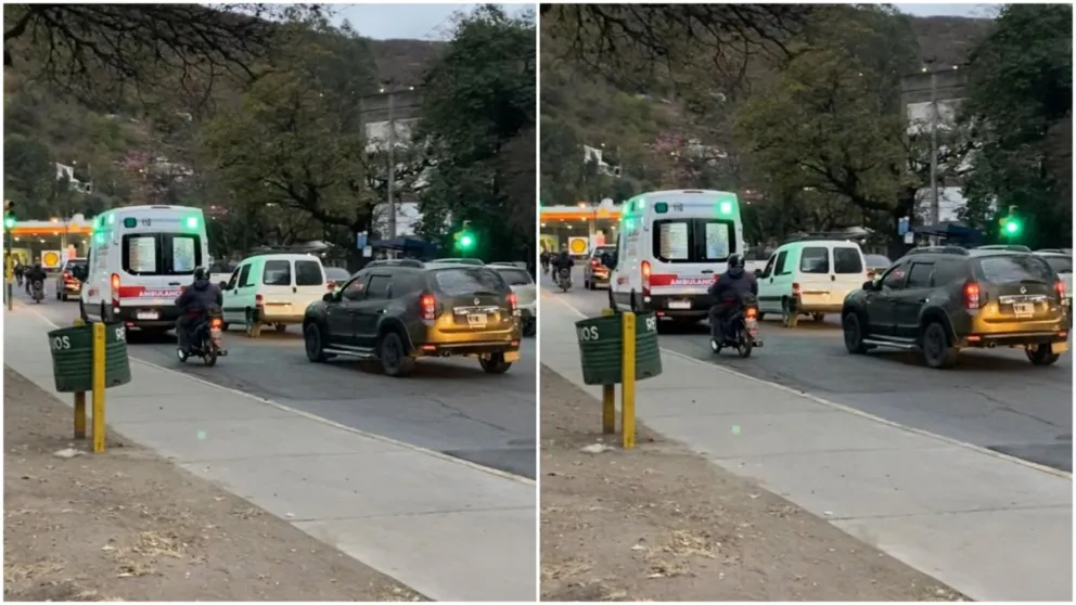 Terrible accidente en Avenida Yrigoyen: una motociclista derrapó y sufrió múltiples heridas