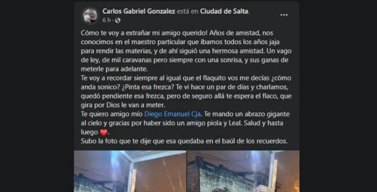 Carlos Sonic Gonz&aacute;lez camionero muri&oacute; 