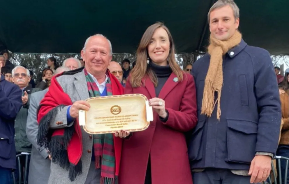 Victoria Villarruel se mostró comprometida con los salteños en la Expo Rural 