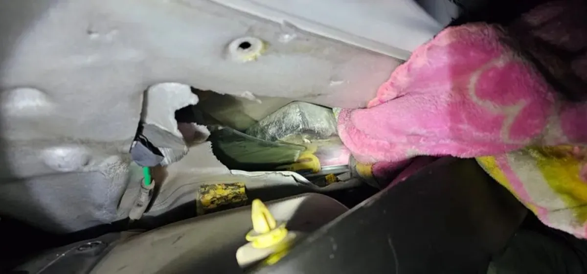 Droga en auto