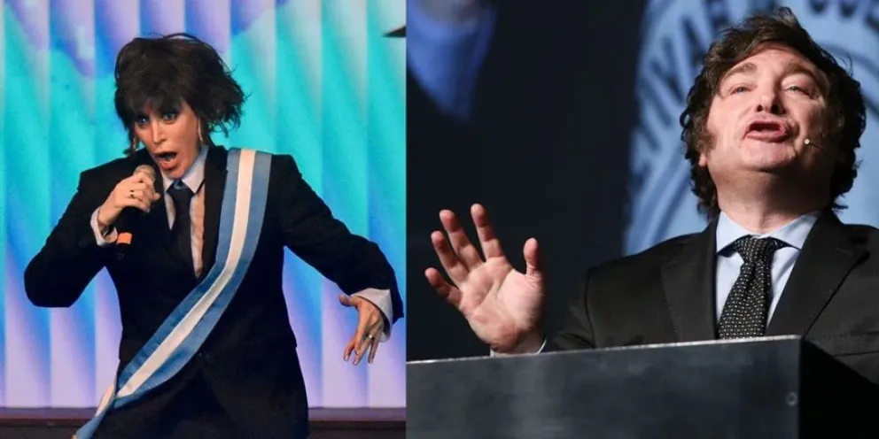 Javier Milei - F&aacute;tima Florez