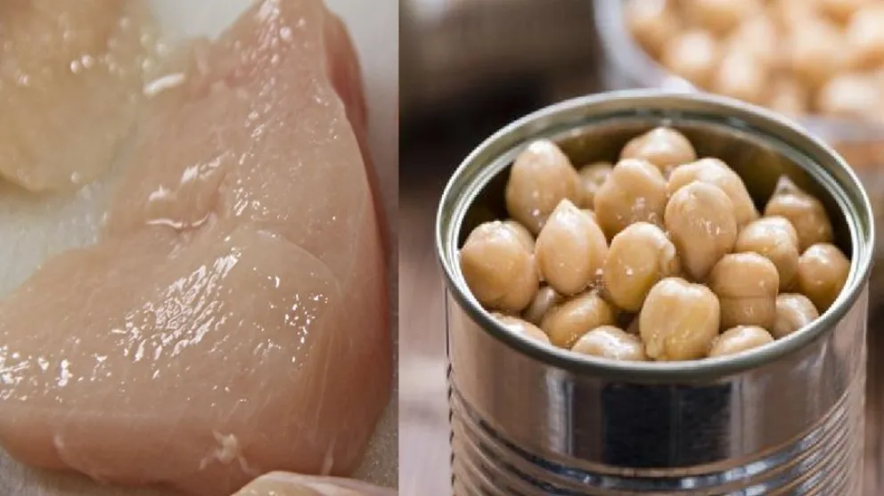 receta - crema de garbanzos y pollo