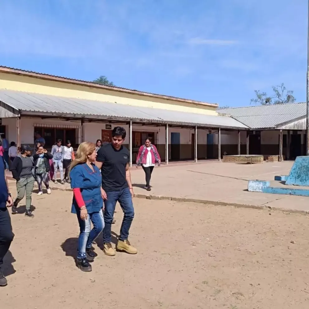 Franco Hernández Berni anunció los trabajos de refacción y puesta en valor de la Escuela del Traslado