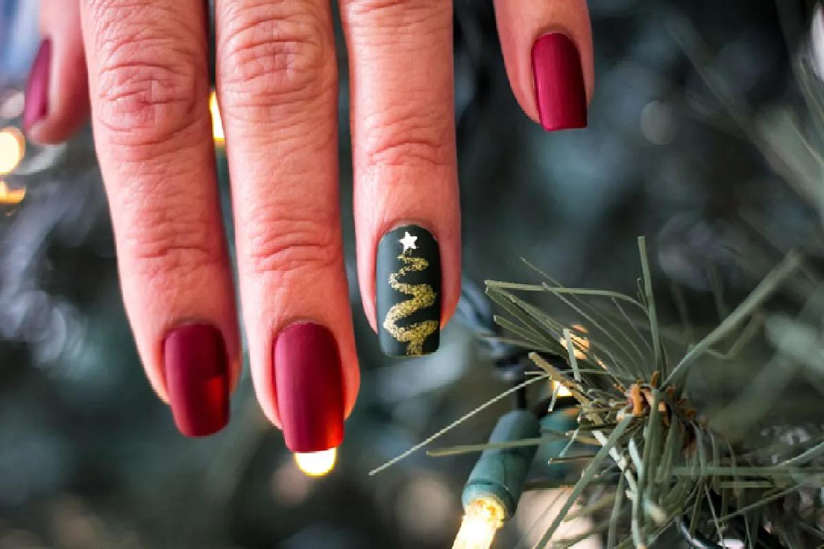 nail art navide&ntilde;o