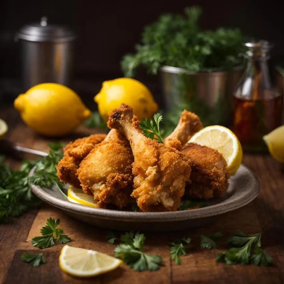receta - muslos de pollo fritos