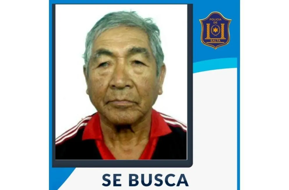 Buscan desesperadamente a un abuelo salteño desaparecido en Chicoana