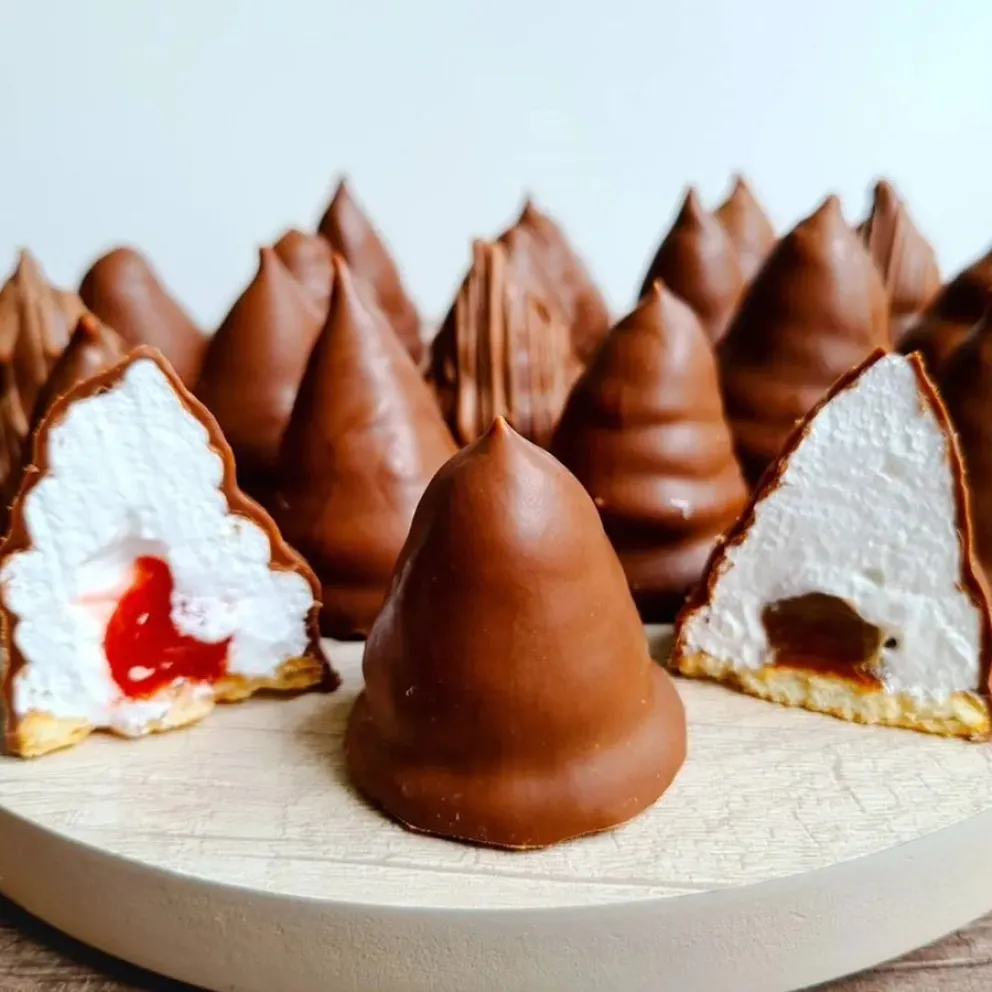 conitos de chocolate - receta
