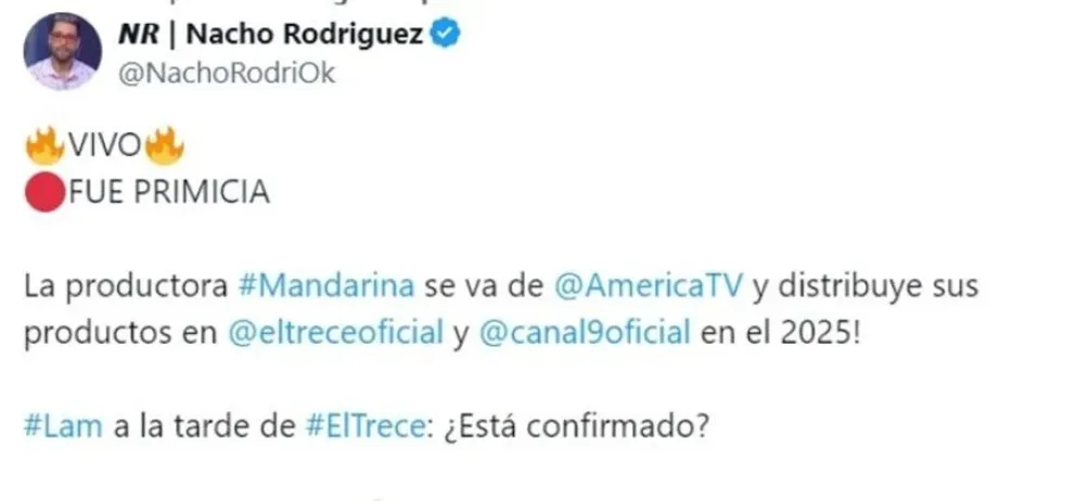 &Aacute;ngel de Brito - Am&eacute;rica TV