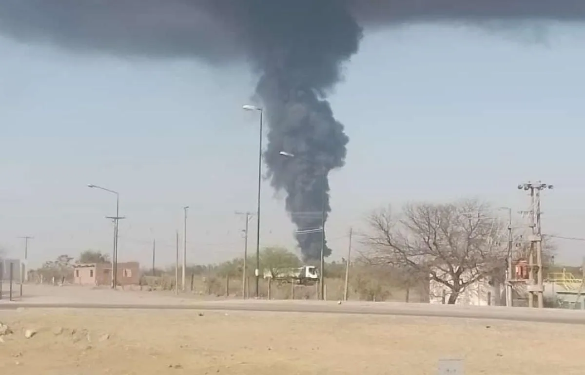 Incendio en el Vertedero San Javier 