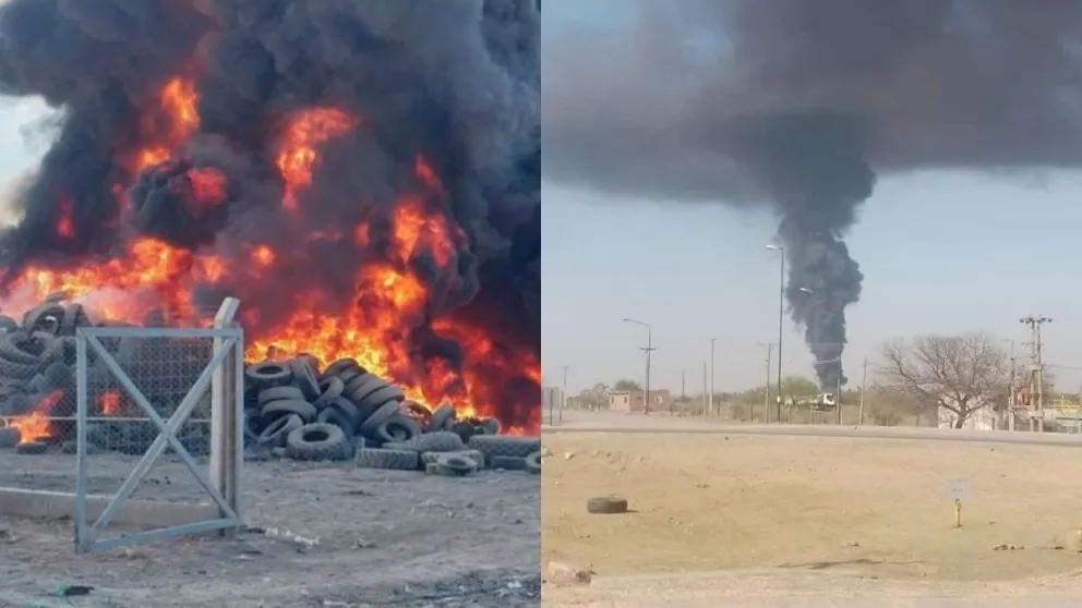 Revelaron las causas del voraz incendio en el Vertedero San Javier