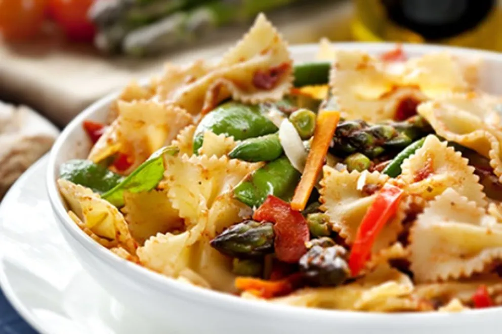 receta - pasta primavera