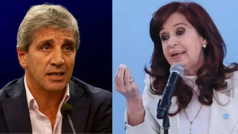 Feroz cruce twittero entre Luis Caputo y Cristina Kirchner por la renegociación de la deuda