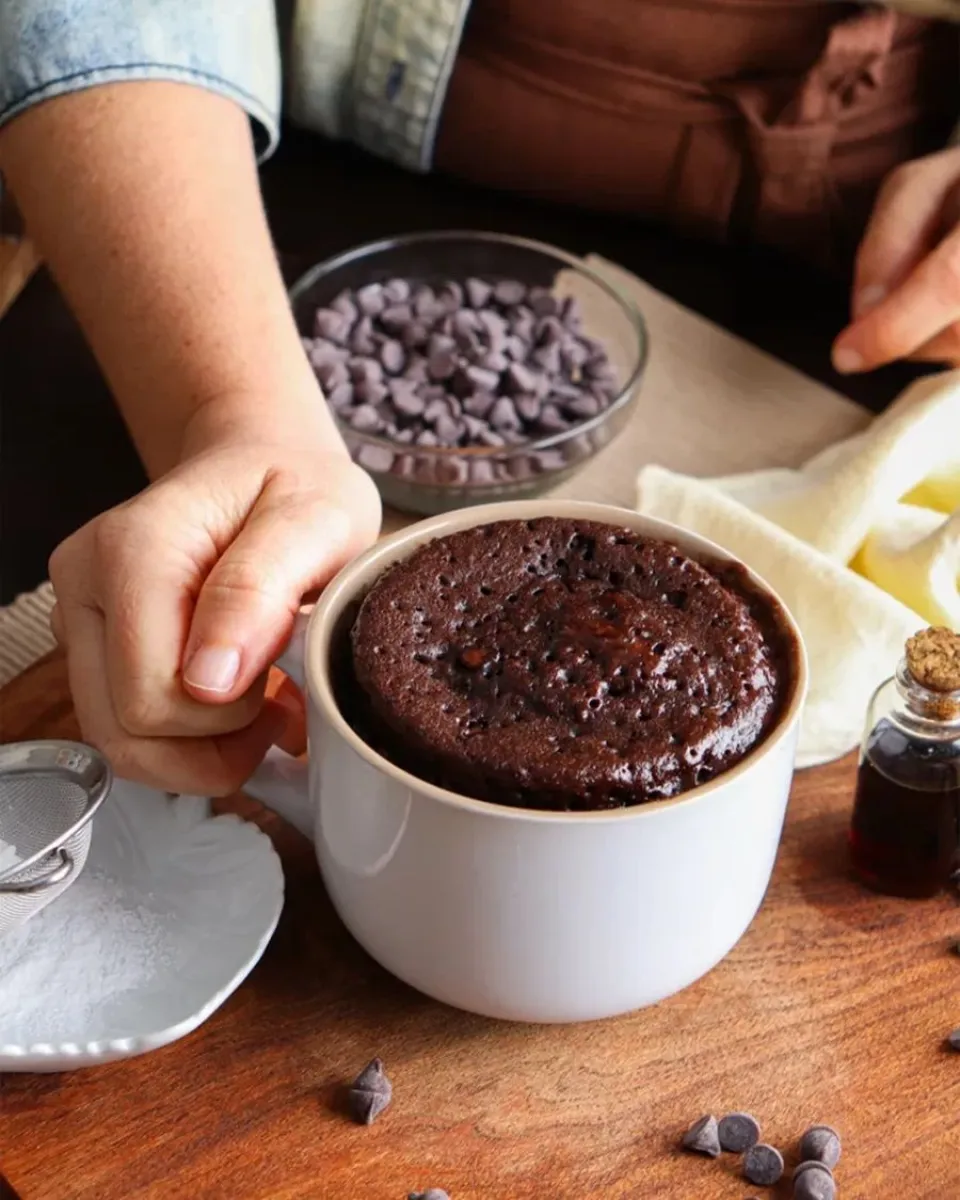 receta - torta en taza