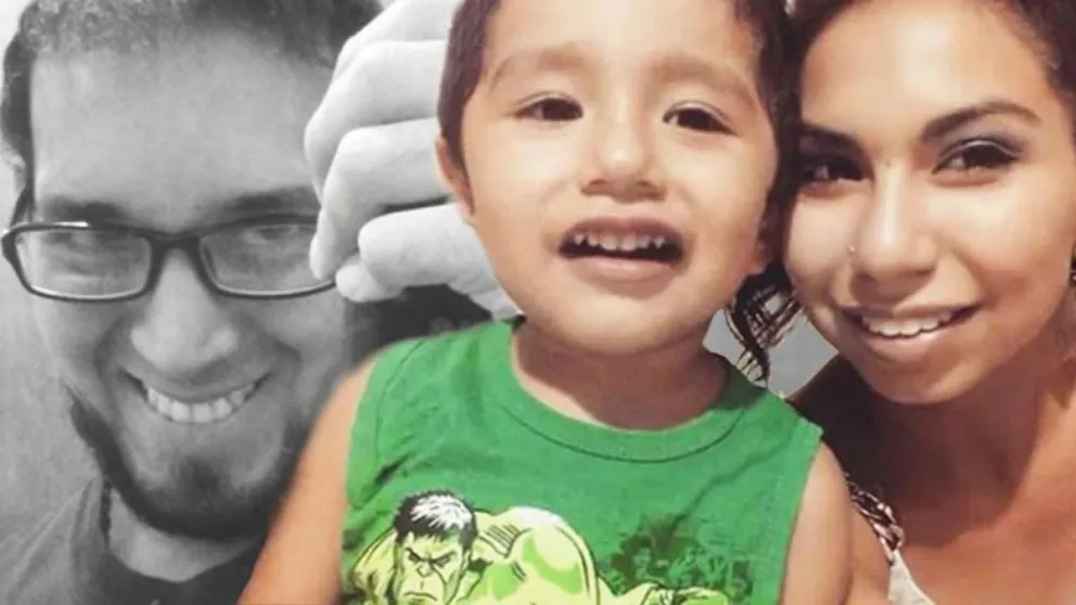 Alejandra Párraga y su pequeño hijo Amir