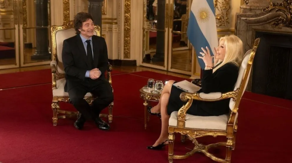 Javier Milei - Susana Gim&eacute;nez