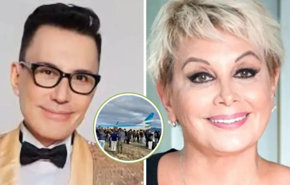 |VIDEO| Amenaza de bomba en el avión de Marcelo Polino y Carmen Barbieri: el mal momento de los mediáticos