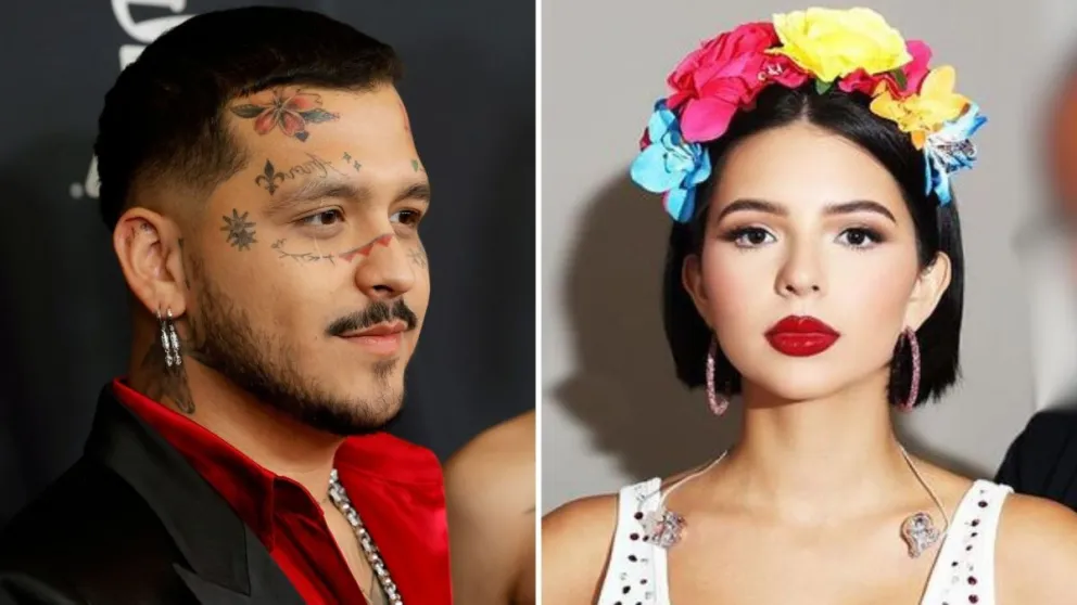 La reacción de Ángela Aguilar ante Christian Nodal por un besito que desata rumores