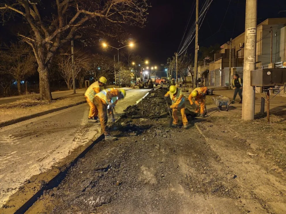 |VIDEO| Plan de repavimentación nocturna: la Municipalidad de Salta avanza con la obra pública en la ciudad