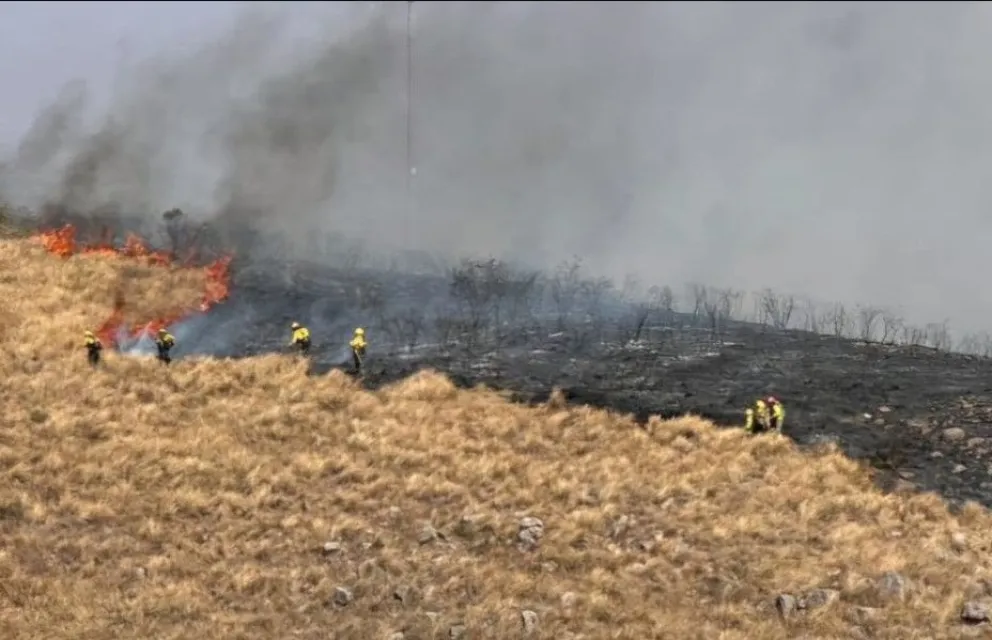Incendio en Vaqueros 