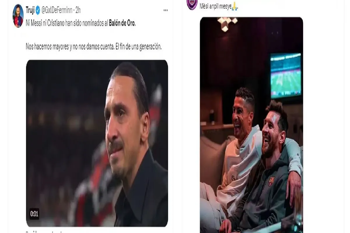 MESSI Y RONALDO
