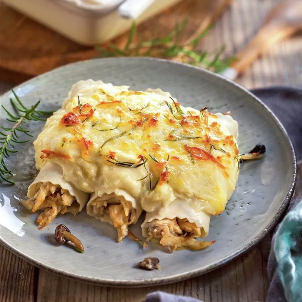 receta - canelones rellenos de pollo