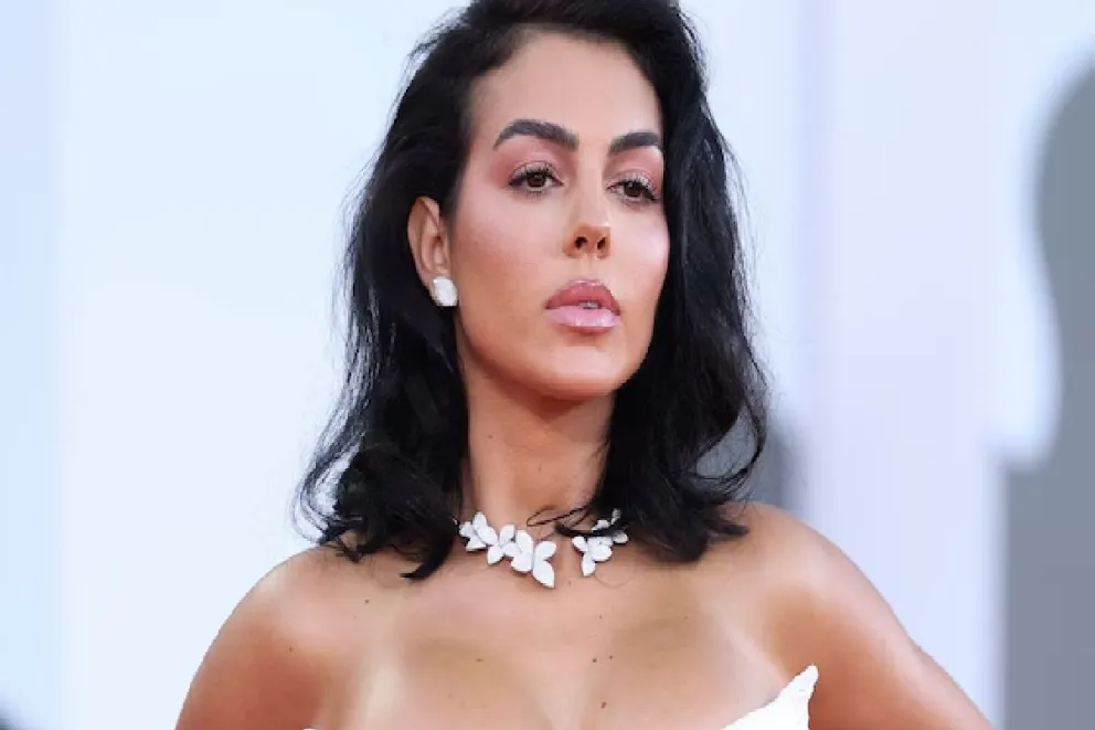 Georgina Rodríguez deslumbra en el Festival de Venecia con un vestido mini impactante