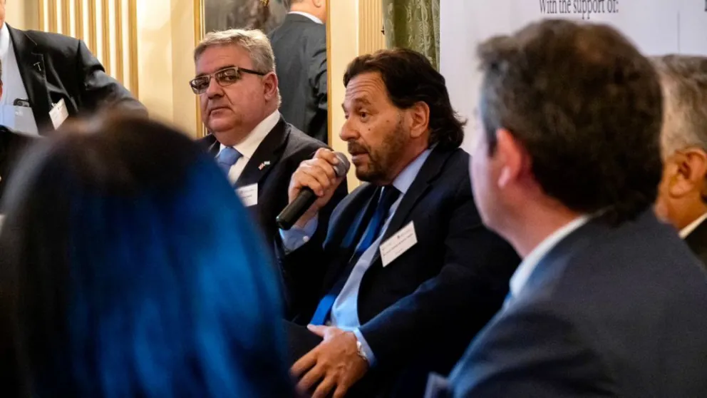 Gustavo Sáenz en Londres: el gobernador promovió a Salta como un polo minero de clase mundial