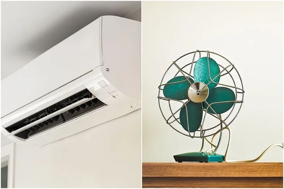 ventiladores - techo radiante