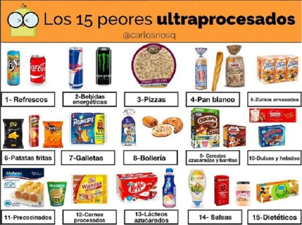 alimentos ultraprocesados - saludables