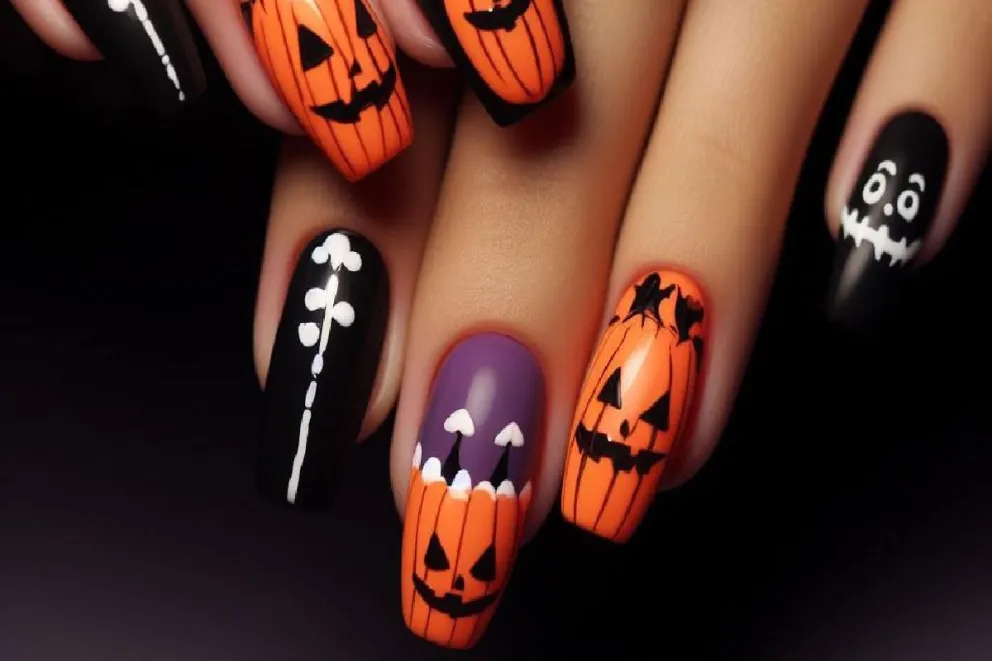 Halloween 2024: las uñas de calabaza que transformarán tu Nail Art en esta temporada