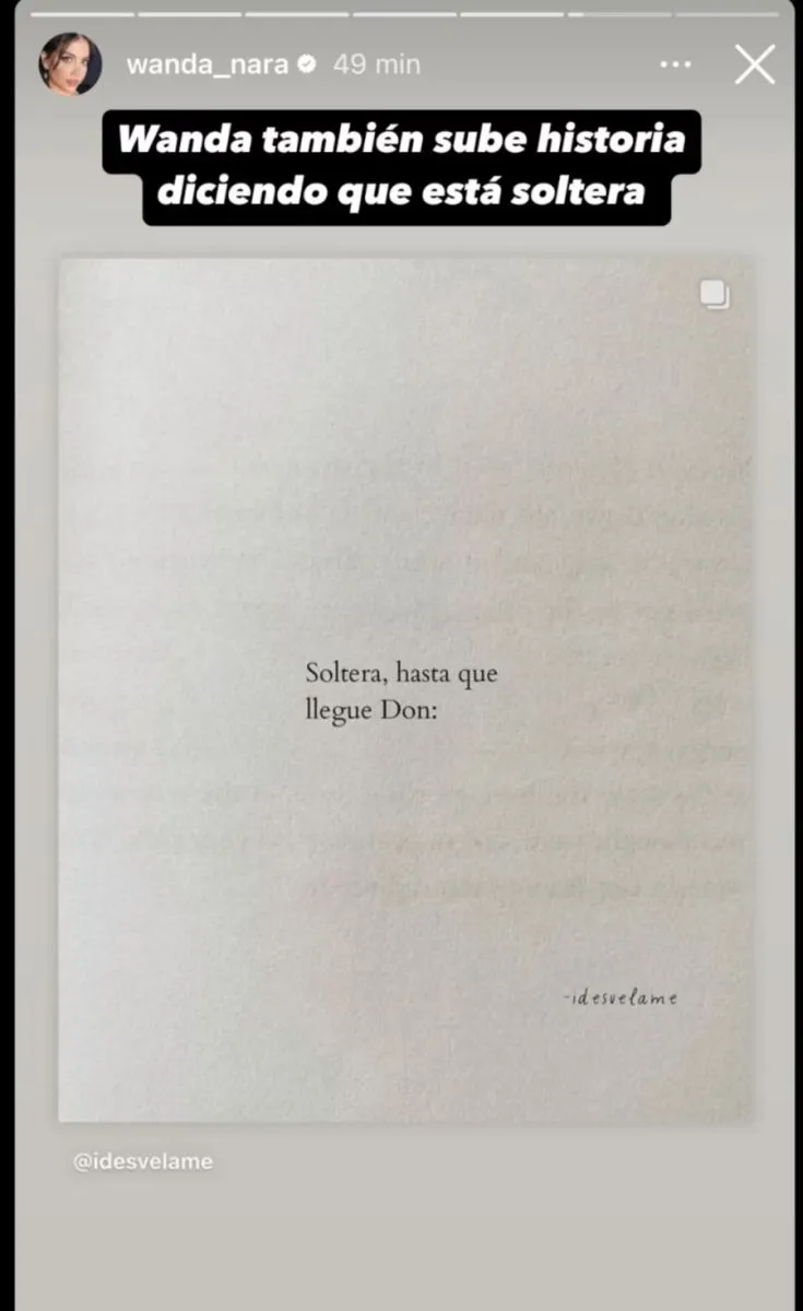 Wanda Nara - requisitos