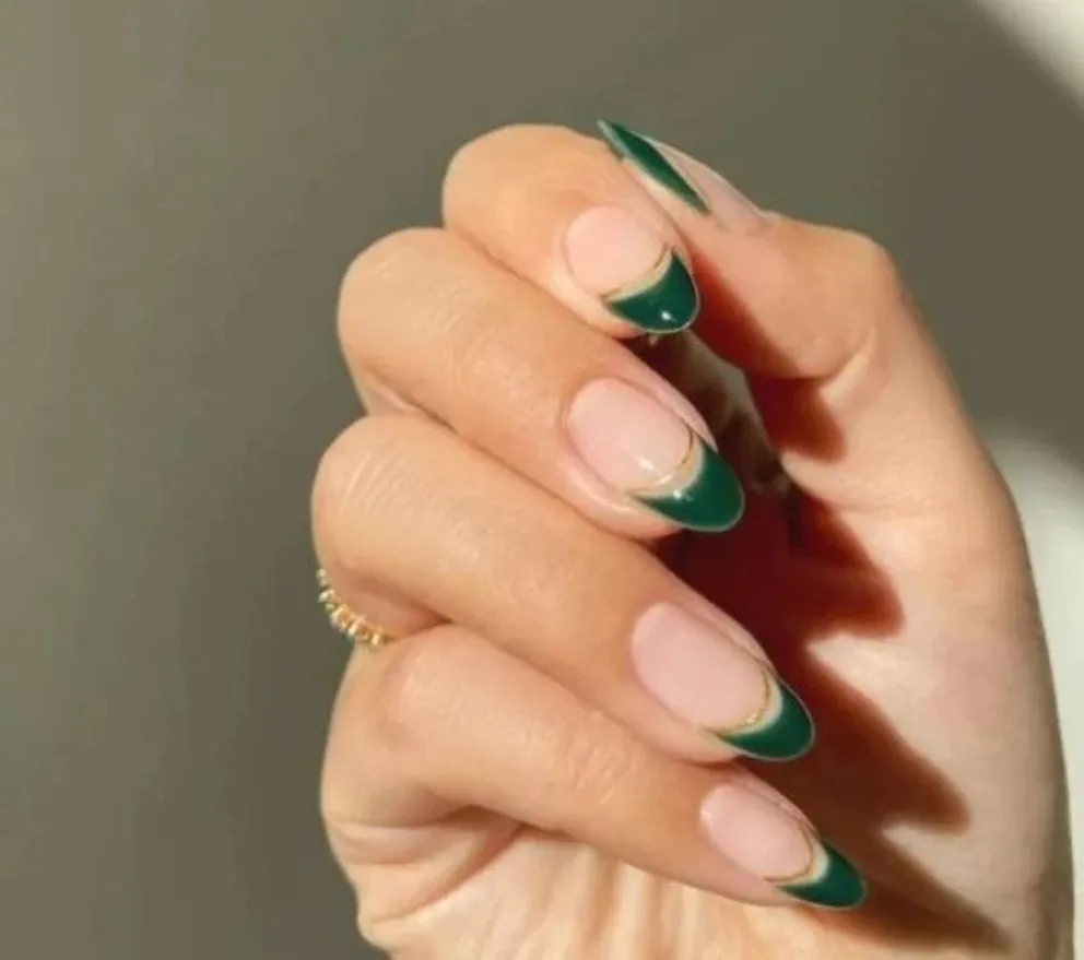 Nail Art - doble french