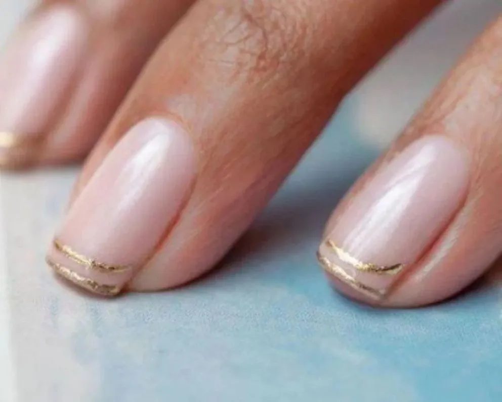 Nail Art - doble french