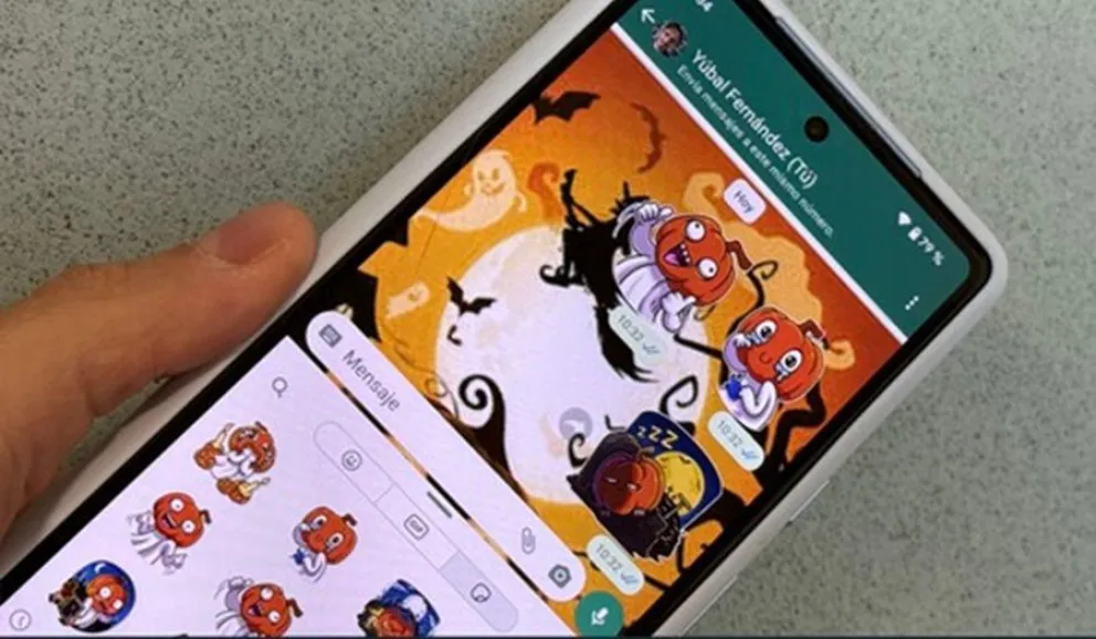 WhatsApp - Modo Halloween