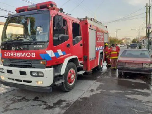 Or&aacute;n, incendio en Rotonda L&aacute;cteos 